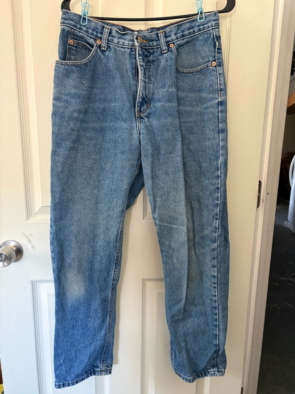 Calvin Klein Jeans Size 12 Straight Leg Medium Wash Classic Denim